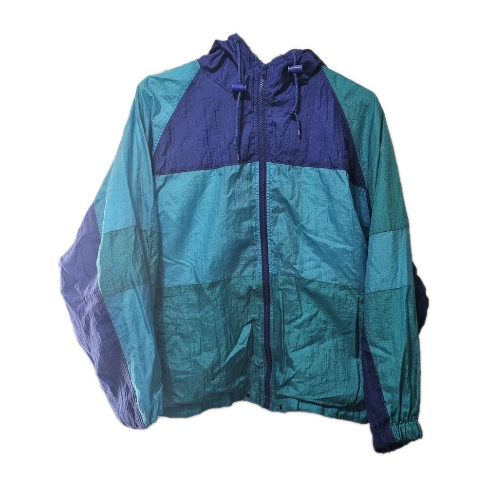 Vintage 90s Pro Spirit Vintage Windbreaker Jacket - Size XL Colorblock